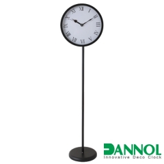 Plastic floor standing clock