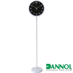 Plastic floor standing clock