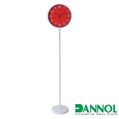 Plastic floor standing clock