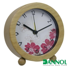 Wooden Table Alarm Clock