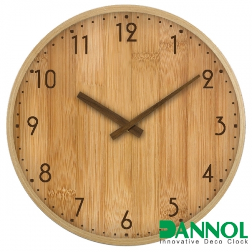 Wooden wall clock