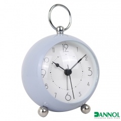 Funny Semi-Ball Shaped Metal Table Alarm Clock