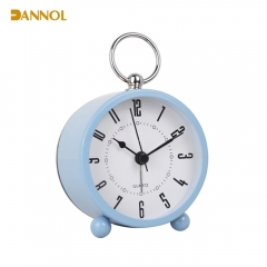 Small Size Bedside Metal Table Alarm Clock