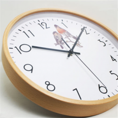 Wooden wall clock