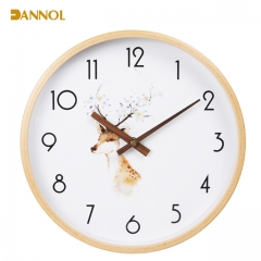 Wooden wall clock