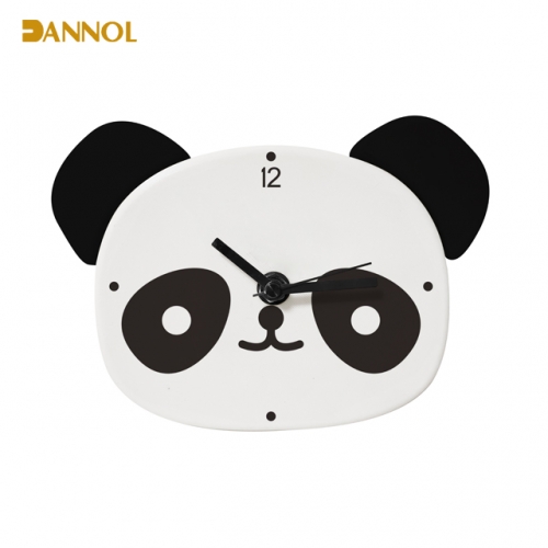 Cute animal shaped plastic wall clock and table clock 2 in 1