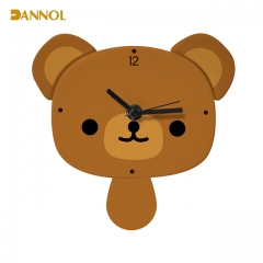 Animal shaped pendulum wall clock