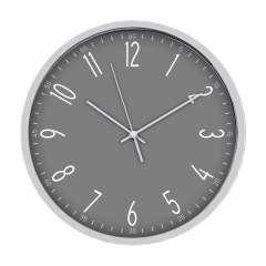 Slim frame plastic wall clock