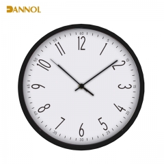 Slim frame plastic wall clock