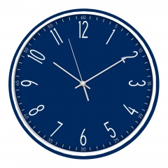 Slim frame plastic wall clock