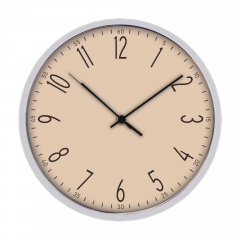 Slim frame plastic wall clock