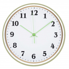 Slim frame plastic wall clock