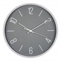 Slim frame plastic wall clock