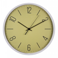 Slim frame plastic wall clock