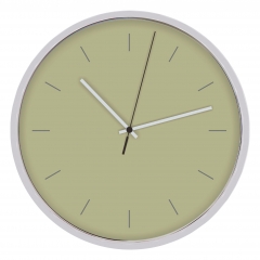 Slim frame plastic wall clock