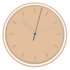 Slim frame plastic wall clock