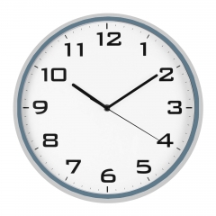 Slim frame plastic wall clock