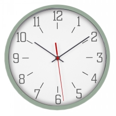 Slim frame plastic wall clock