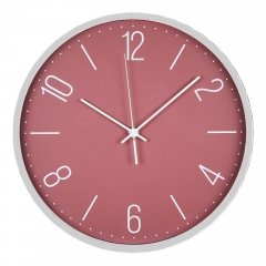 Slim frame plastic wall clock