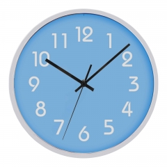 Slim frame plastic wall clock