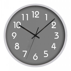 Slim frame plastic wall clock