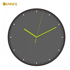 Slim frame plastic wall clock