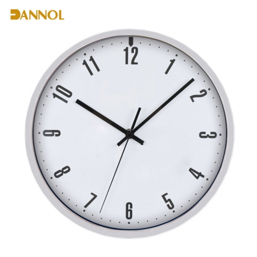 Slim frame plastic wall clock