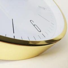 Light Gold Metal wall clock