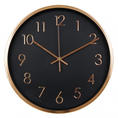 Rose Gold Metal wall clock