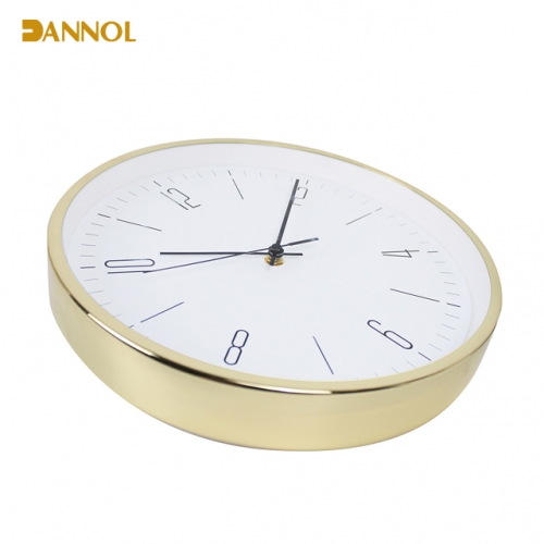 Light Gold Metal wall clock