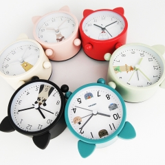 Cartoon Animal Metal Table Alarm Clock