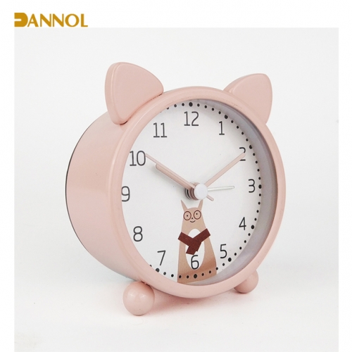 Cartoon Animal Metal Table Alarm Clock