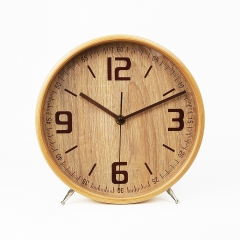 Wooden Table Clock & Wall Clock 2 in 1