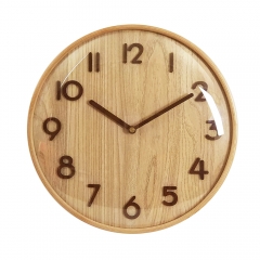 Wooden wall clock