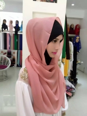 Lightweight plain 9 colors chiffon hijab scarf-TJ2991