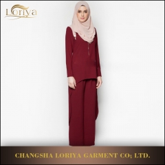 In stock kaftan jubah ladies wear abaya suits maxi dress-LR16
