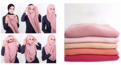 Wholesale fashion muslim women cotton hijab scarf