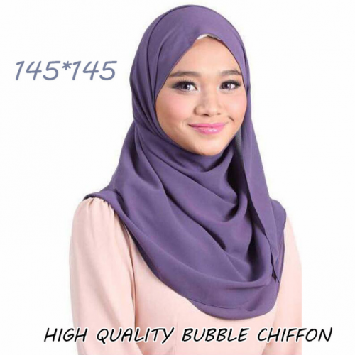 Islamic girls chiffon Hijab dubai hijab wholesale Muslim shawl