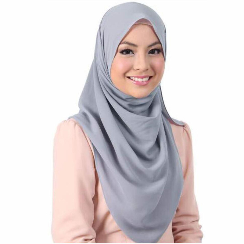 Islamic Girls Chiffon Hijab Dubai Hijab Wholesale Muslim Shawl