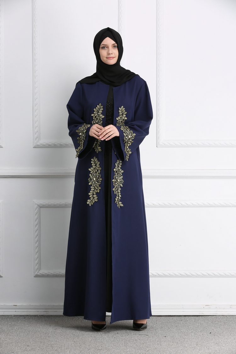 navy abaya