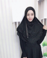 new stylish Fluorescent dots hijab TJ0327