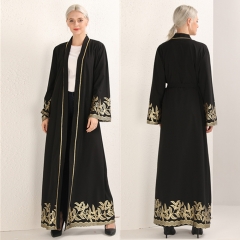 new model soft crepe abaya in Dubai LR201