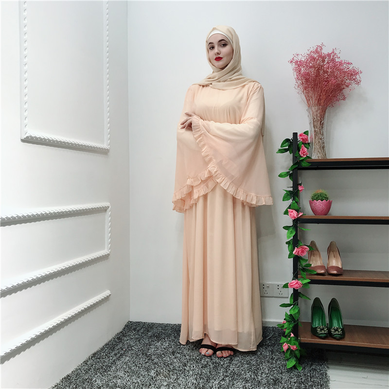 Latest Design Chiffon Muslim Dress Lr238dresses