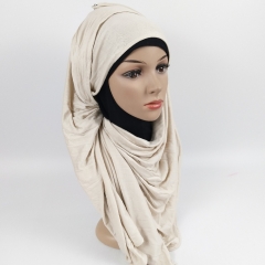 High Quality Hijab with Cotton Jersey TJ0337