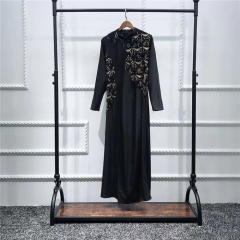 tassel open abaya-LR299