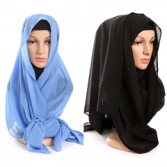 chiffon hijab scarf-TJ0363