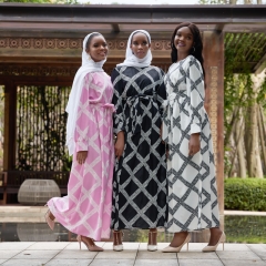 2020 long sleeve Islamic maxi dress