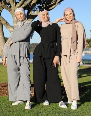 soft cotton Muslim Ramadan clothing set