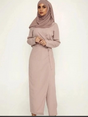 2020 wholesale new arrival Islamic polyester abaya