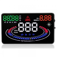 E300 Hot selling 5.5 Inch Multi-color OBD2 HUD Head Up Display